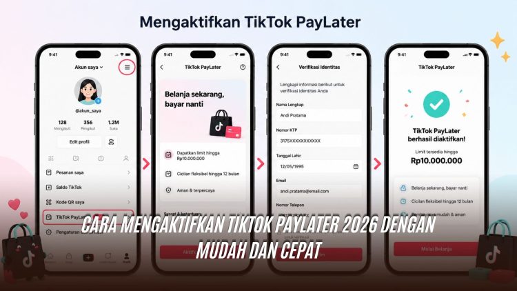 Cara Mengaktifkan TikTok Paylater 2026 dengan Mudah dan Cepat