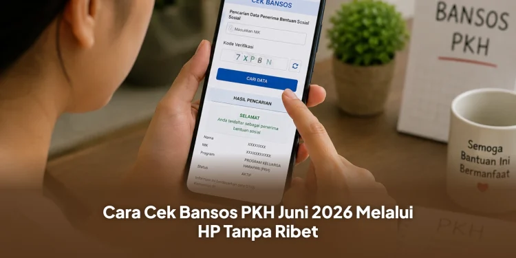 Cara Cek Bansos PKH Juni 2026 Melalui HP Tanpa Ribet