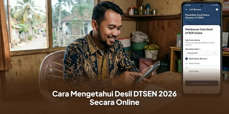 Cara Mengetahui Desil DTSEN 2026 Secara Online, Cukup Gunakan NIK KTP