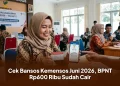 Cek Bansos Kemensos Juni 2026, BPNT Rp600 Ribu Sudah Cair