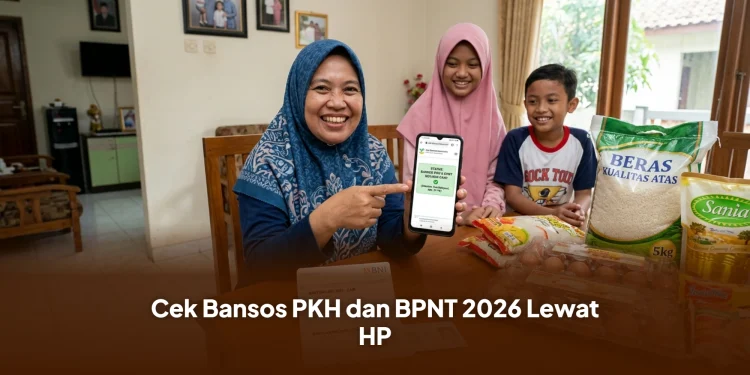 Cek Bansos PKH dan BPNT 2026 Lewat HP, Begini Cara Mengetahui Status Penerima Menggunakan NIK KTP