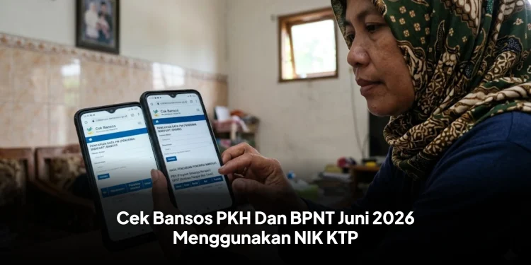 Cek Bansos PKH Dan BPNT Juni 2026 Menggunakan NIK KTP