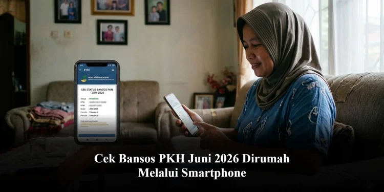 Cek Bansos PKH Juni 2026 Dirumah Melalui Smartphone