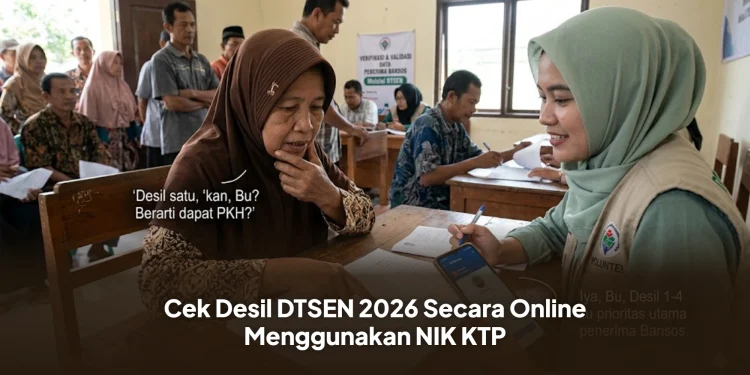 Cek Desil DTSEN 2026 Secara Online Menggunakan NIK KTP