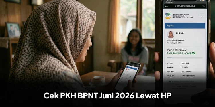 Cara Cek PKH BPNT Juni 2026 Lewat HP, Ketahui Tanda Bantuan Sudah Masuk
