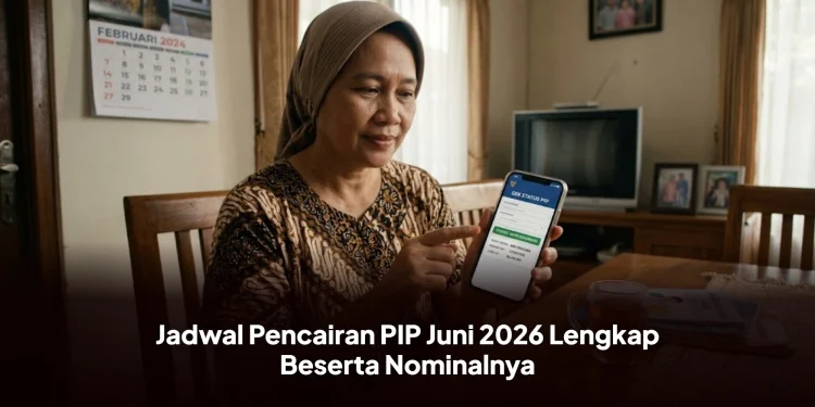 buatkan gambar orsng tua lagi cek pip dihp dirumah