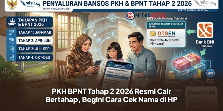 PKH BPNT Tahap 2 2026 Resmi Cair Bertahap, Begini Cara Cek Nama di HP
