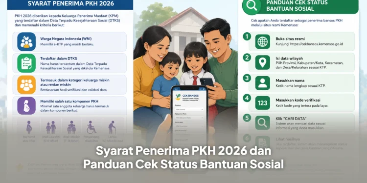 Syarat Penerima PKH 2026 dan Panduan Cek Status Bantuan Sosial